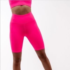 IVL collective hot pink biker shorts